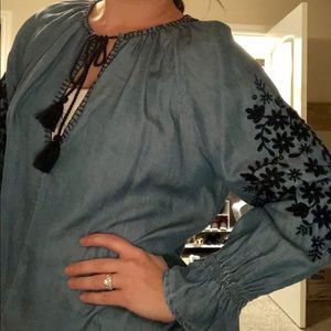 Gap Blue Blouse